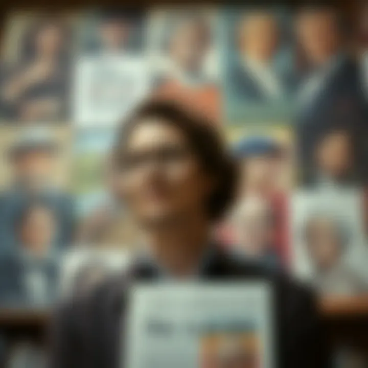 A collage of notable authors who have influenced sexual discourse