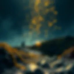 Symbol of a journey representing the quest for personal legends