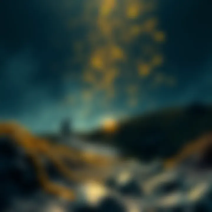 Symbol of a journey representing the quest for personal legends