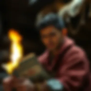 Representation of the protagonist's transformation and growth