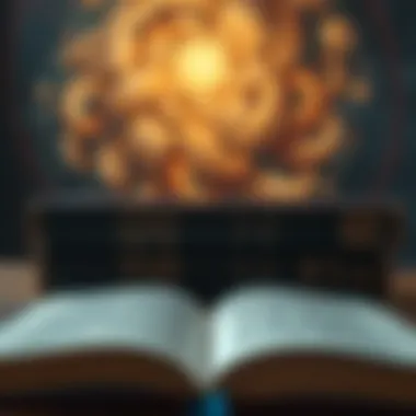 An abstract representation of life's complexities through art