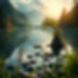 A serene landscape symbolizing personal growth