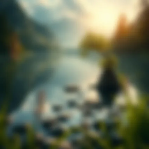 A serene landscape symbolizing personal growth