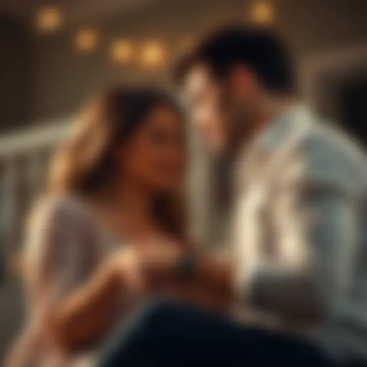 Visual depiction of intimacy and communication dynamics