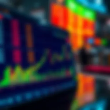 A visually appealing stock market chart illustrating options trading trends