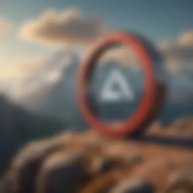 Symbol of Perseverance A serene mountain landscape symbolizing perseverance