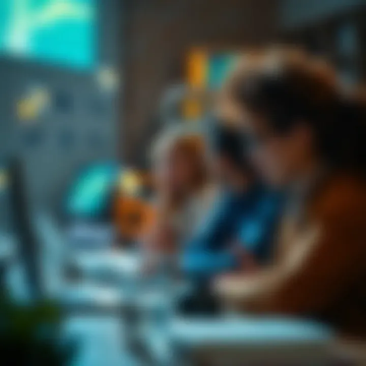 Creative brainstorming session