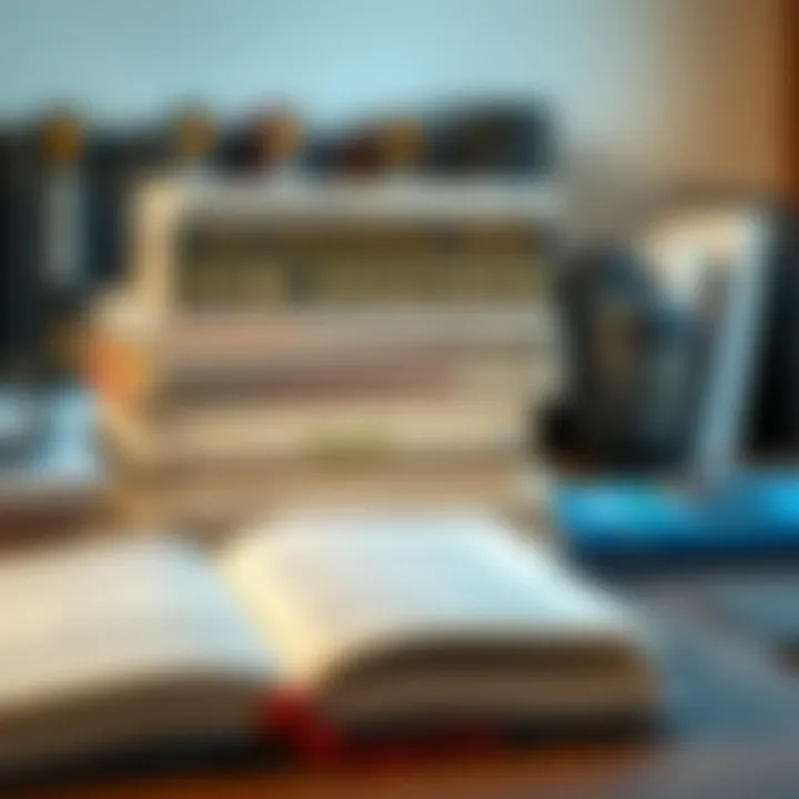 Foundational Texts for Analysts A stack of renowned statistics books on a desk