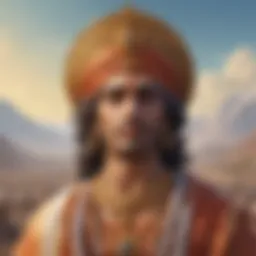 Illustration of the Bhagavad Gita's teachings