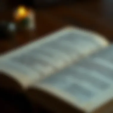 Wisdom and Knowledge A close-up of an open book with highlighted quotes, reflecting wisdom and knowledge