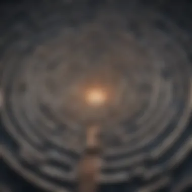 Navigating the Labyrinth of Thought An intricate maze design, representing the complexities of the mind.