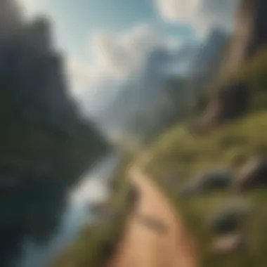 Journey of Self-Discovery A serene landscape symbolizing the journey of self-discovery