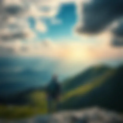 Inspirational landscape symbolizing limitless potential