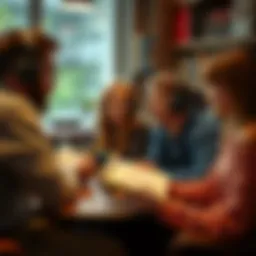 Group discussion around audiobooks