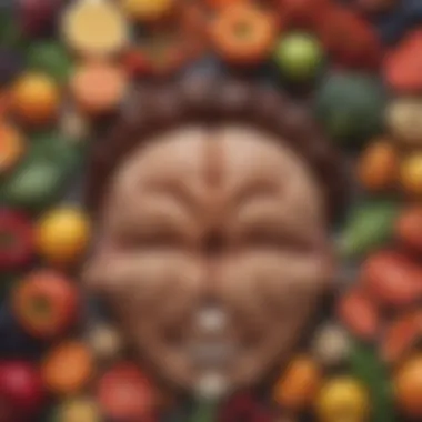 Nourishing Your Mind with Genius Foods A vibrant spread of genius foods showcasing brain-boosting ingredients