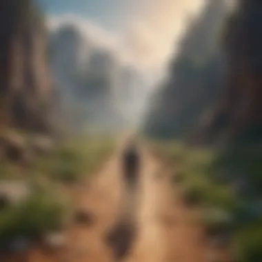 Journey to Self-Awareness Visual metaphor for self-awareness journey