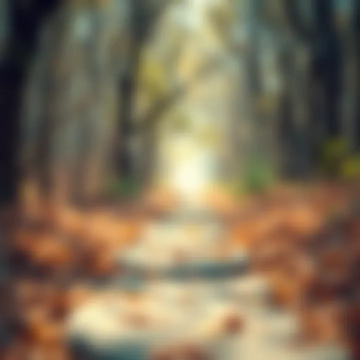 Path to Personal Growth Abstract depiction of personal growth