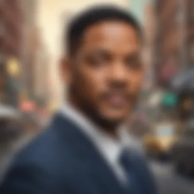 Will Smith: The Rise of a Hollywood Icon Will Smith on the set of a blockbuster film