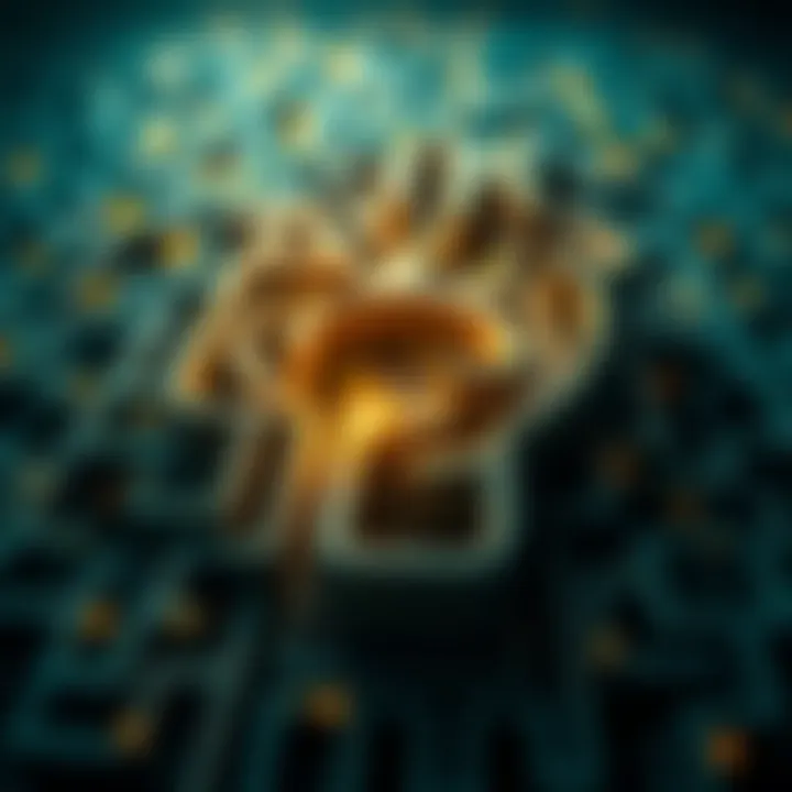 A labyrinth representing complex thought processes