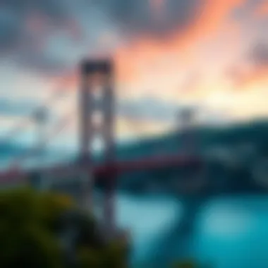 A bridge symbolizing the connection between imagination and reality