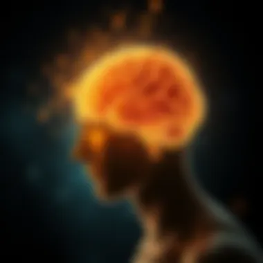 A mind illuminating with ideas