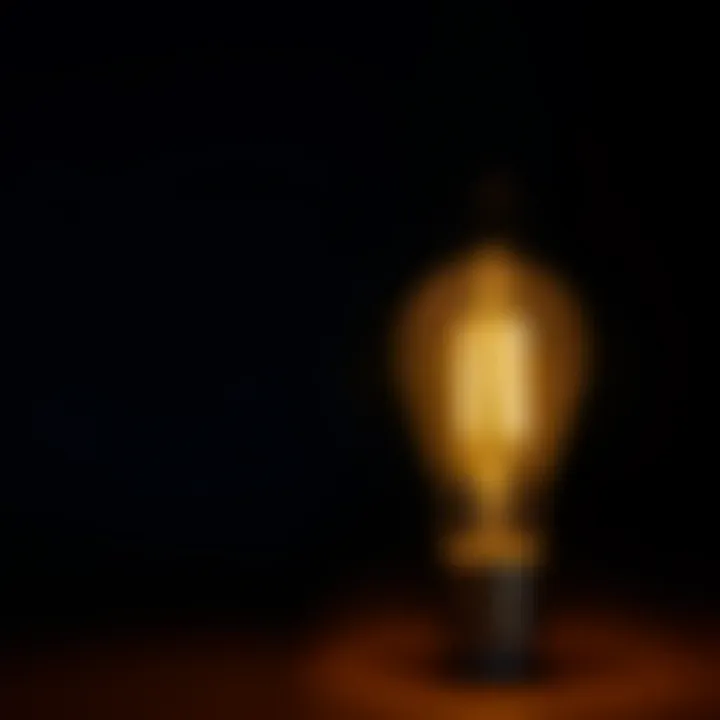 A light bulb illuminating a dark room, symbolizing critical thinking and insight amidst confusion