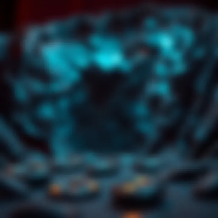 The Depths of the Unconscious Abstract representation of the unconscious mind