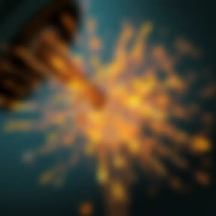 A vibrant abstract representation of creativity stemming from unconventional thought processes.