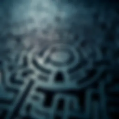 An intricate maze illustrating complex decision-making and the unpredictable nature of choices.