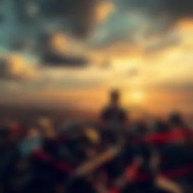 A serene landscape symbolizing emotional resilience and strength in the face of challenges.