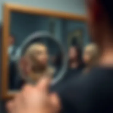 A mirror reflecting a diverse array of identities