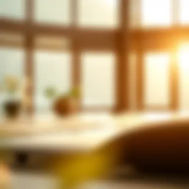 A close-up of a meditation cushion set in a peaceful environment.