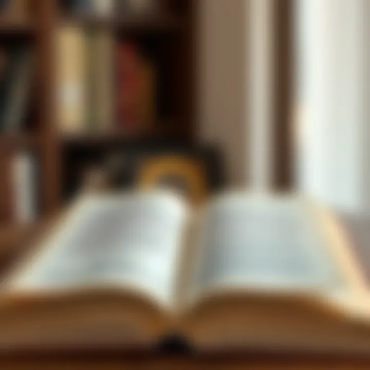 An open book with enlightening teachings on mindfulness.