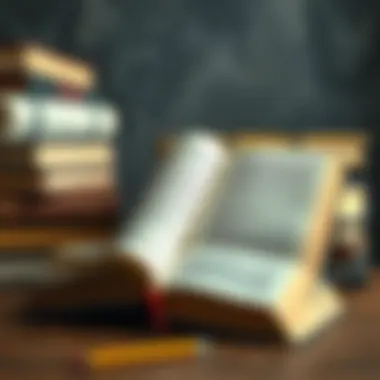 Deepening Understanding through Notation A stack of books with an open book displaying insightful notes