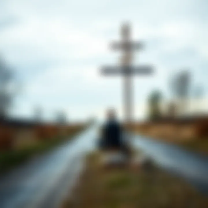 A symbolic representation of ethical choices in a crossroads setting
