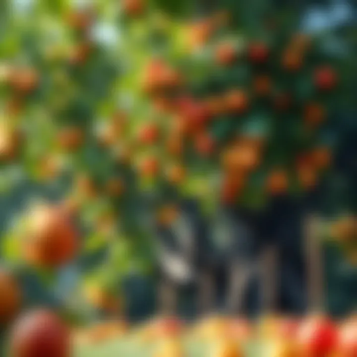 A depiction of a flourishing tree symbolizing the fruits of wisdom and values