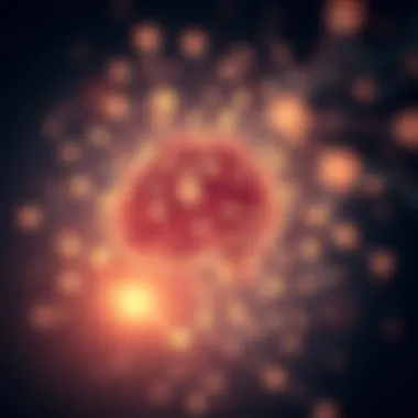 An abstract visual of interconnected thoughts illustrating personal growth