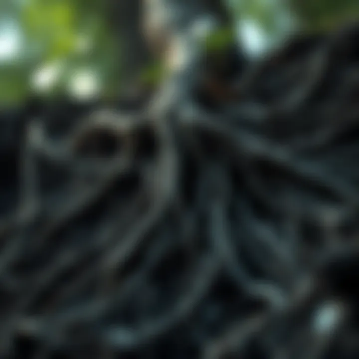 The Roots of Resilience An artistic depiction of roots growing deep, symbolizing foundational strength