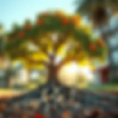 Foundational Elements of Success A vibrant tree with deep roots illustrating the foundational elements of success