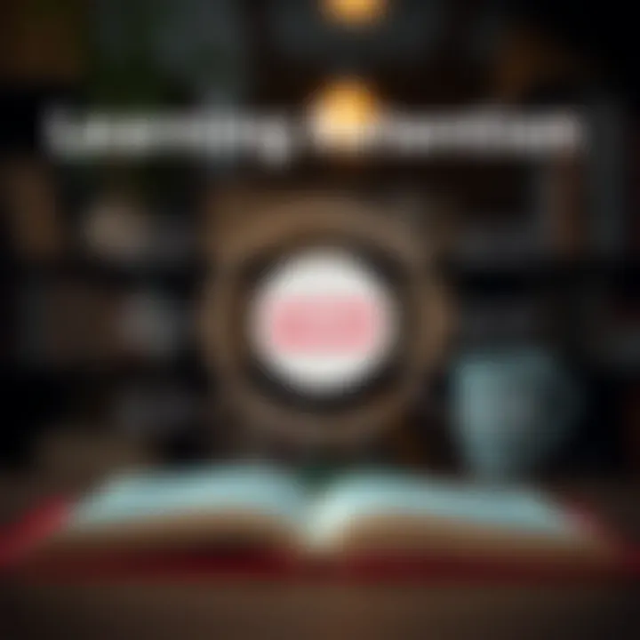 Understanding Learning Retention Diagram illustrating the concept of learning retention