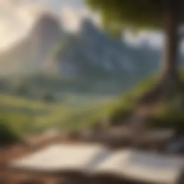 The Quest for Meaning A serene landscape symbolizing the search for meaning