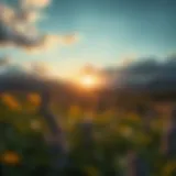 A serene landscape symbolizing tranquility and hope