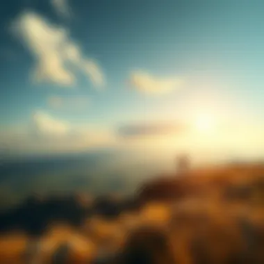 An evocative landscape symbolizing the journey of life