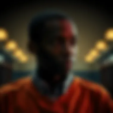 A poignant illustration reflecting the emotional impact of wrongful convictions