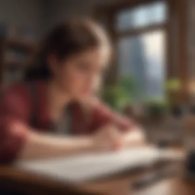 Effective Study Techniques Focused student studying effectively