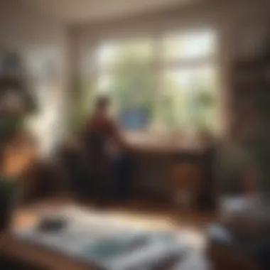 Creating a Productive Workspace A serene study environment promoting focus