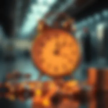 An abstract visual representing optimized time management techniques