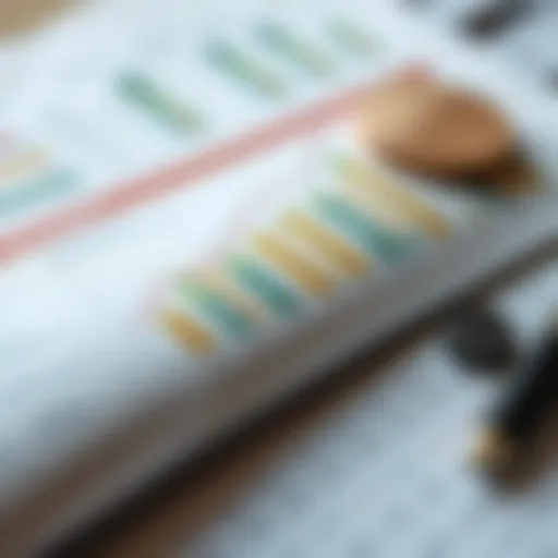 A visually appealing budget chart illustrating financial planning