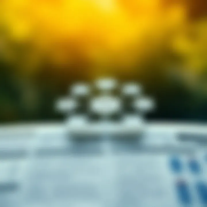 An intricate diagram showcasing investment strategies