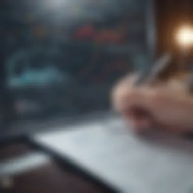 Deciphering Performance Indicators Person analyzing business metrics